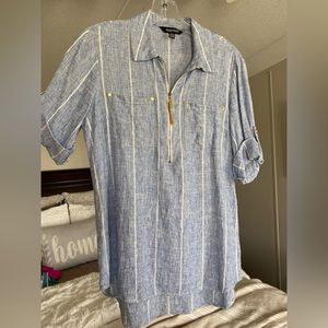 Ellen Tracy stripe top size S